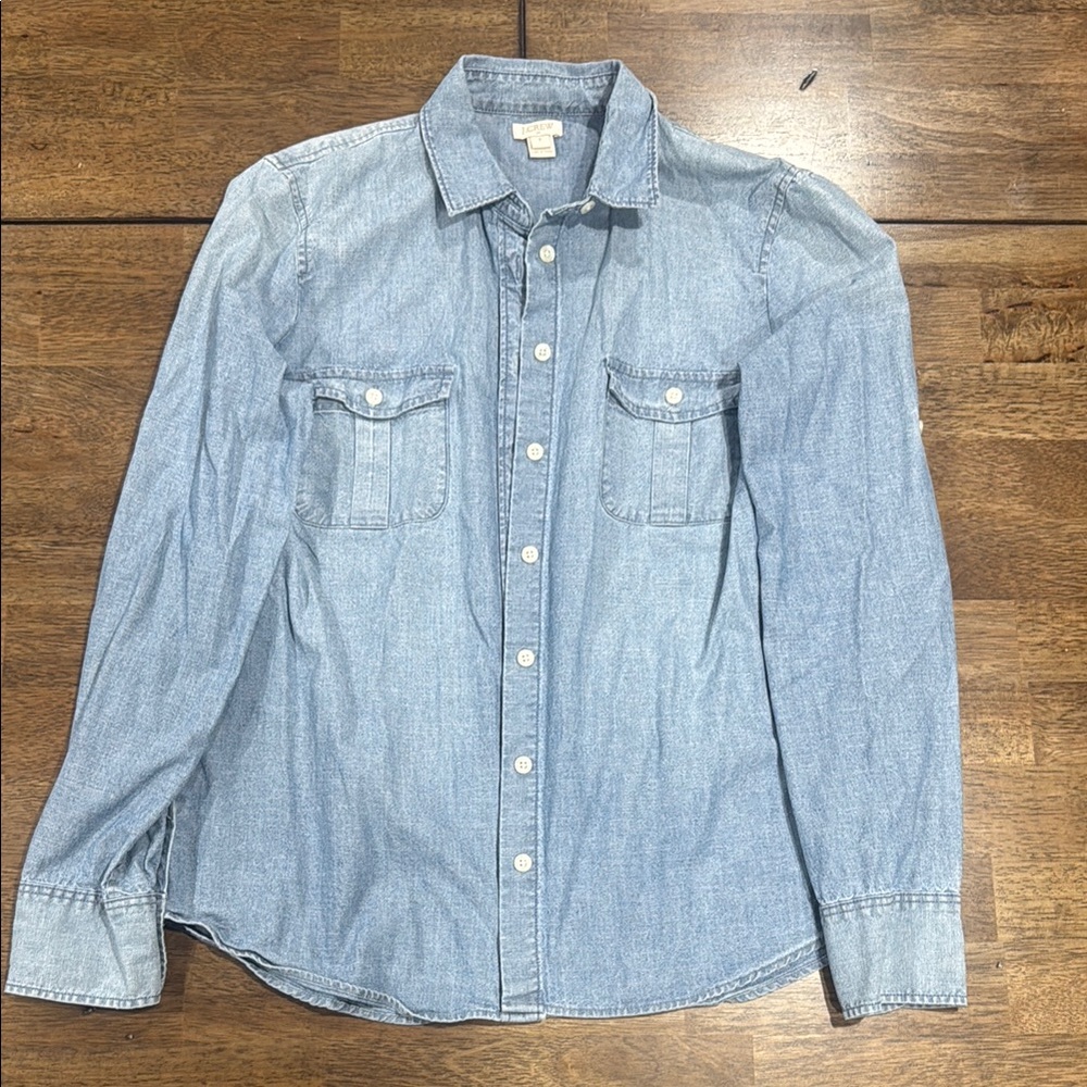 JCREW Denim Button-Up Shirt